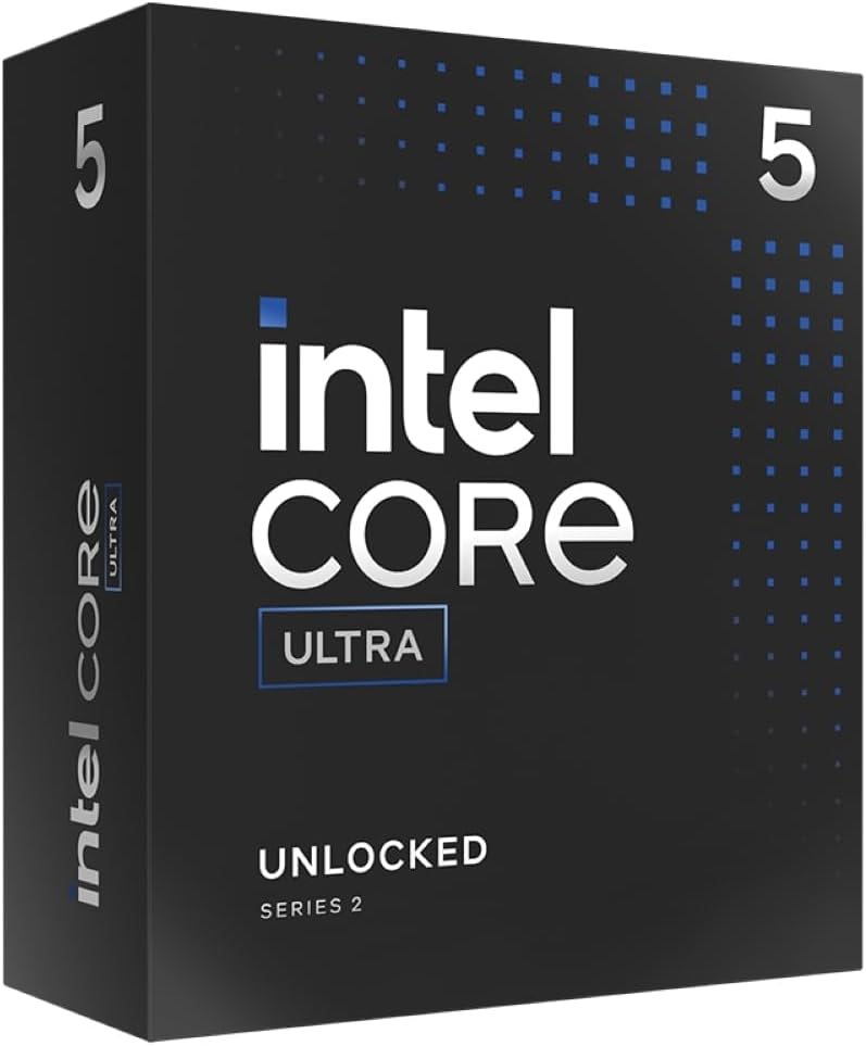 Intel　core ultra 5 245kのパッケージ画像
